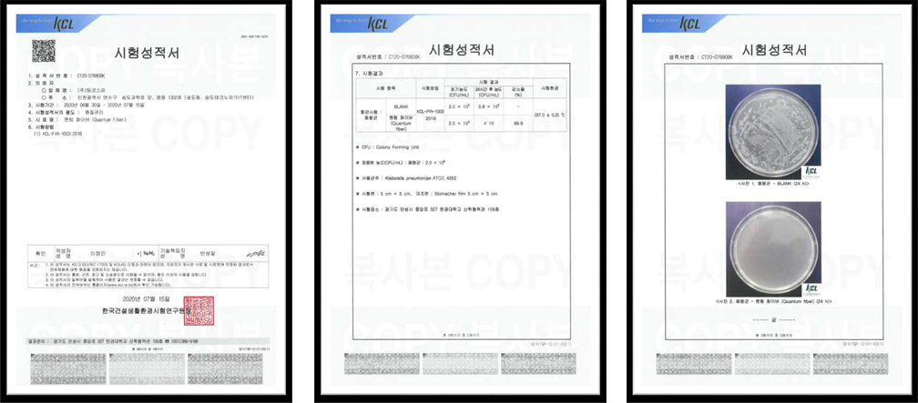 폐렴균 항균 시험